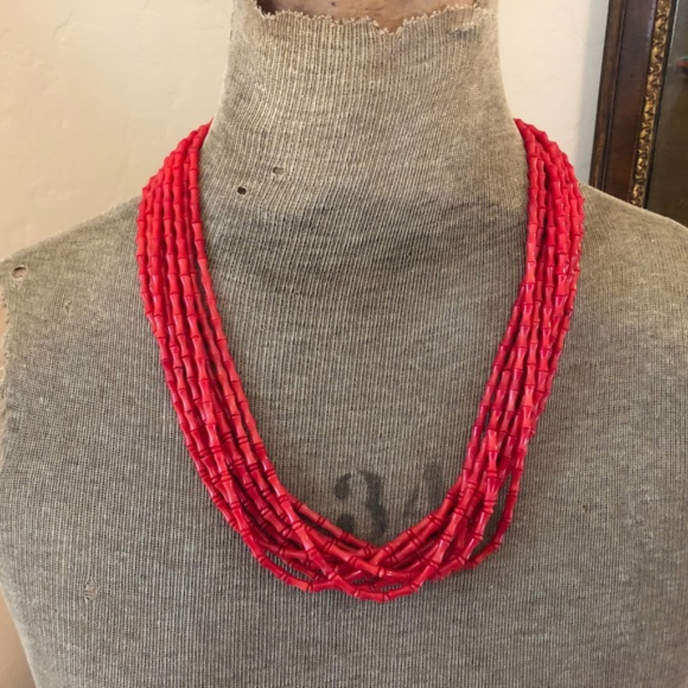 Native American Coral Necklace